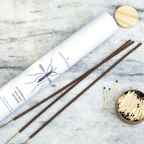Citronella Sea Salt Incense - 30 jumbo ct - Skeem