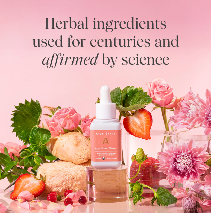 Rosé-Tinted Glasses™, Non-Alcoholic Herbal Rosé Alternative