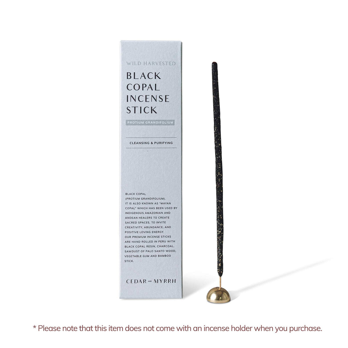 Black Copal Hand Rolled Incense Stick