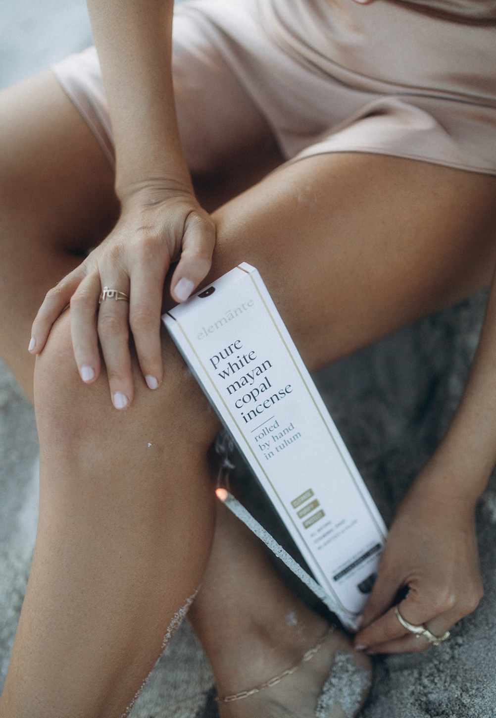 Pure White Mayan Copal Incense (Hand Rolled in Tulum).