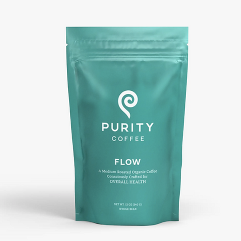 FLOW: Original Medium Roast Whole Bean Coffee - 12oz Bag