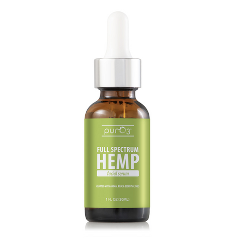 Full Spectrum Hemp Facial Serum - PurO3