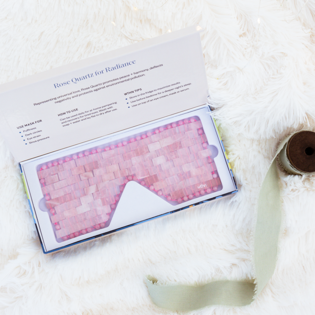 Rose Quartz Eye Mask - Beauty Accessory
