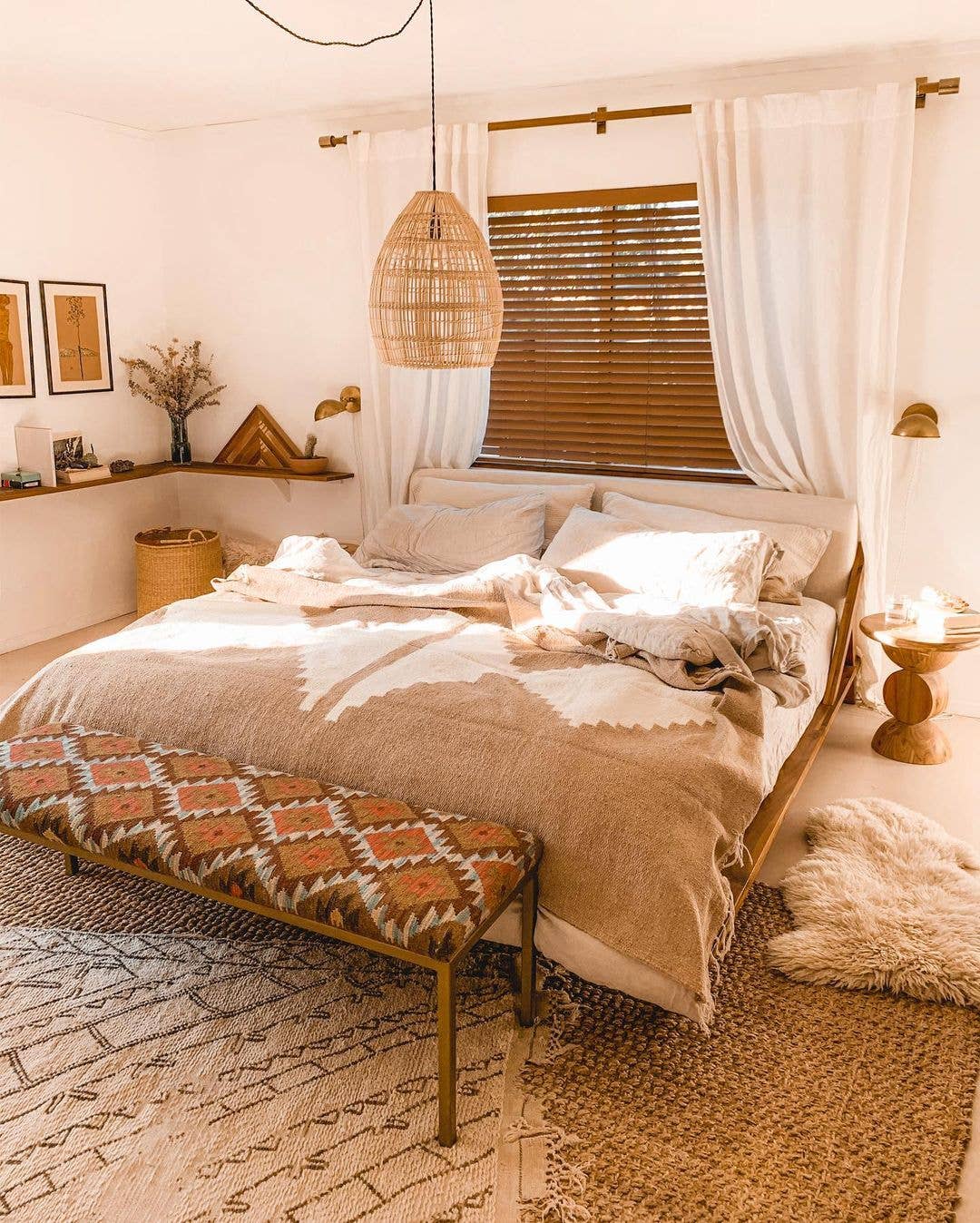 Adobe (Sandstone) XL // Handwoven Blanket