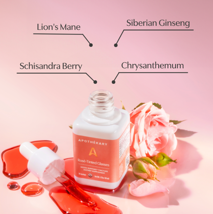 Rosé-Tinted Glasses™, Non-Alcoholic Herbal Rosé Alternative