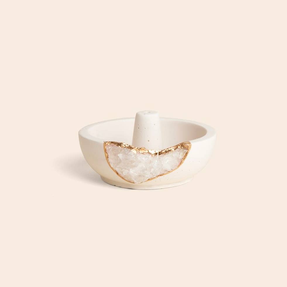 Incense Holder- Quartz Geode